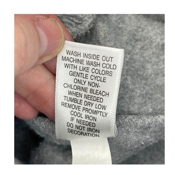 Croft & Barrow Cardigan Sweater Women's Medium Gray Fleece Snowman Full Zip - Picture 8 of 9